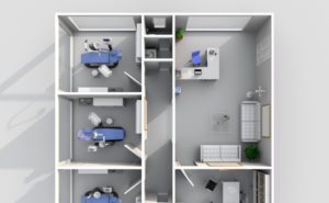 dental office design to strike a balance between aesthetics